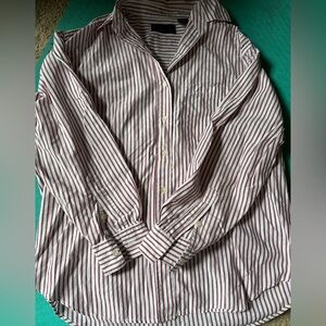 Classic Striped Button-Down Shirt